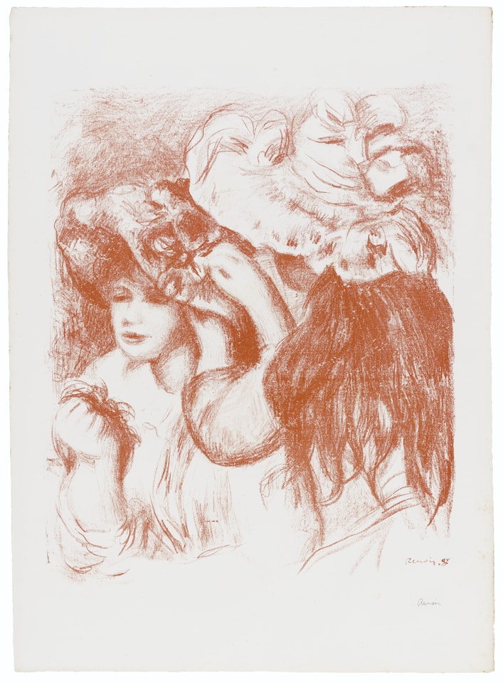Le chapeau epinglé by Pierre-Auguste Renoir