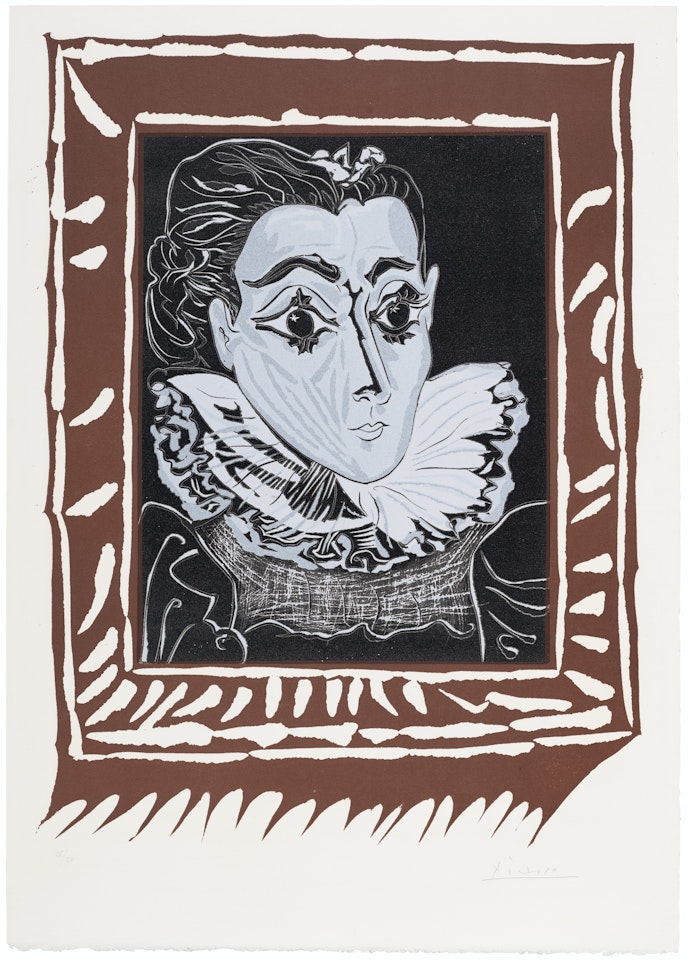 La Dame à la collerette by Pablo Picasso