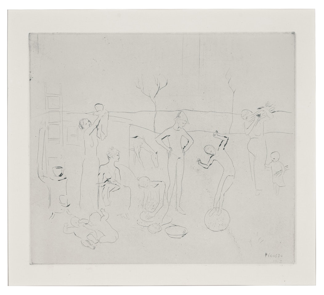 Les Saltimbanques, from La suite des Saltimbanques by Pablo Picasso