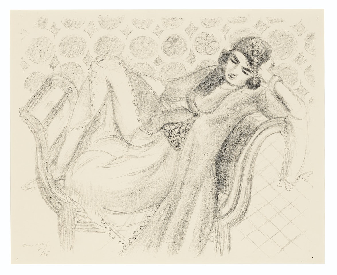 Repos sur la banquette by Henri Matisse