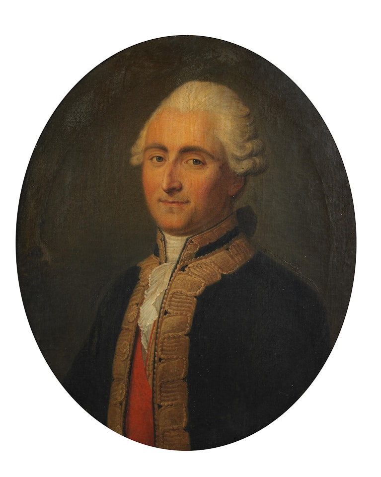 Portrait of a gentleman, said to be Henri Joseph Marquis de Saint-Bris and comte de Lambert (1738—1808), bust-length by French School