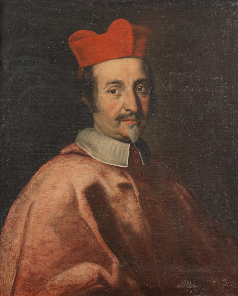 Portrait of Cardinal Federico Baldeschi Colonna, bust-length by Roman School