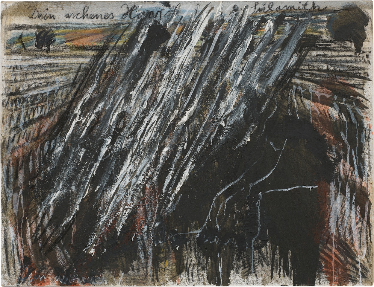 DEIN ASCHENES HAAR SULAMITH (YOUR ASHEN HAIR SULAMITH) by Anselm Kiefer