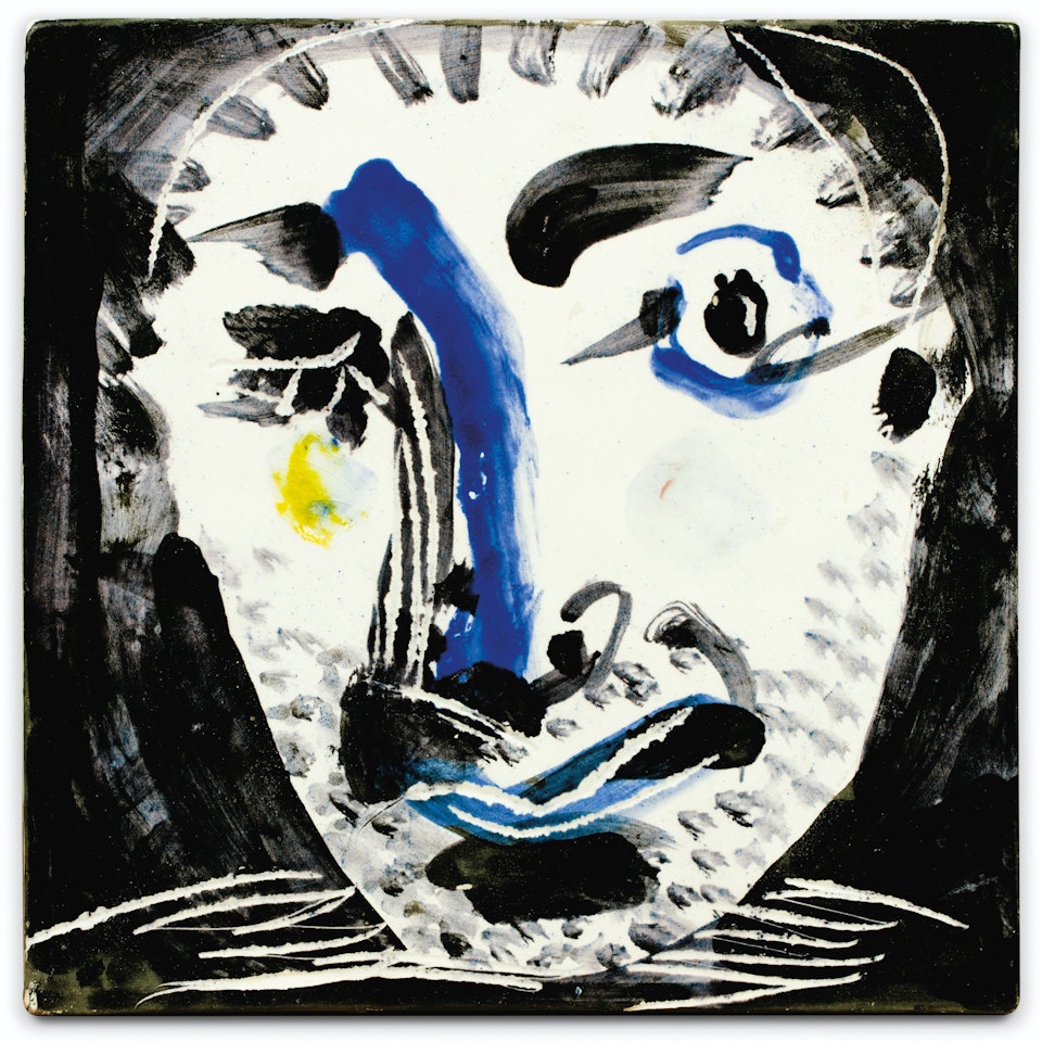 TÊTE D'HOMME AU NEZ BLEU by Pablo Picasso