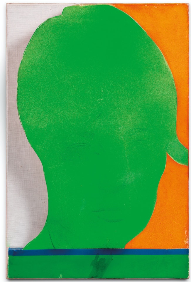 GREEN ON GREEN by Martial Raysse