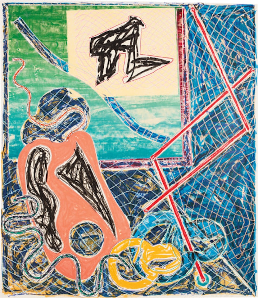 Shards Variant Ia, from Shards Series by Frank Stella