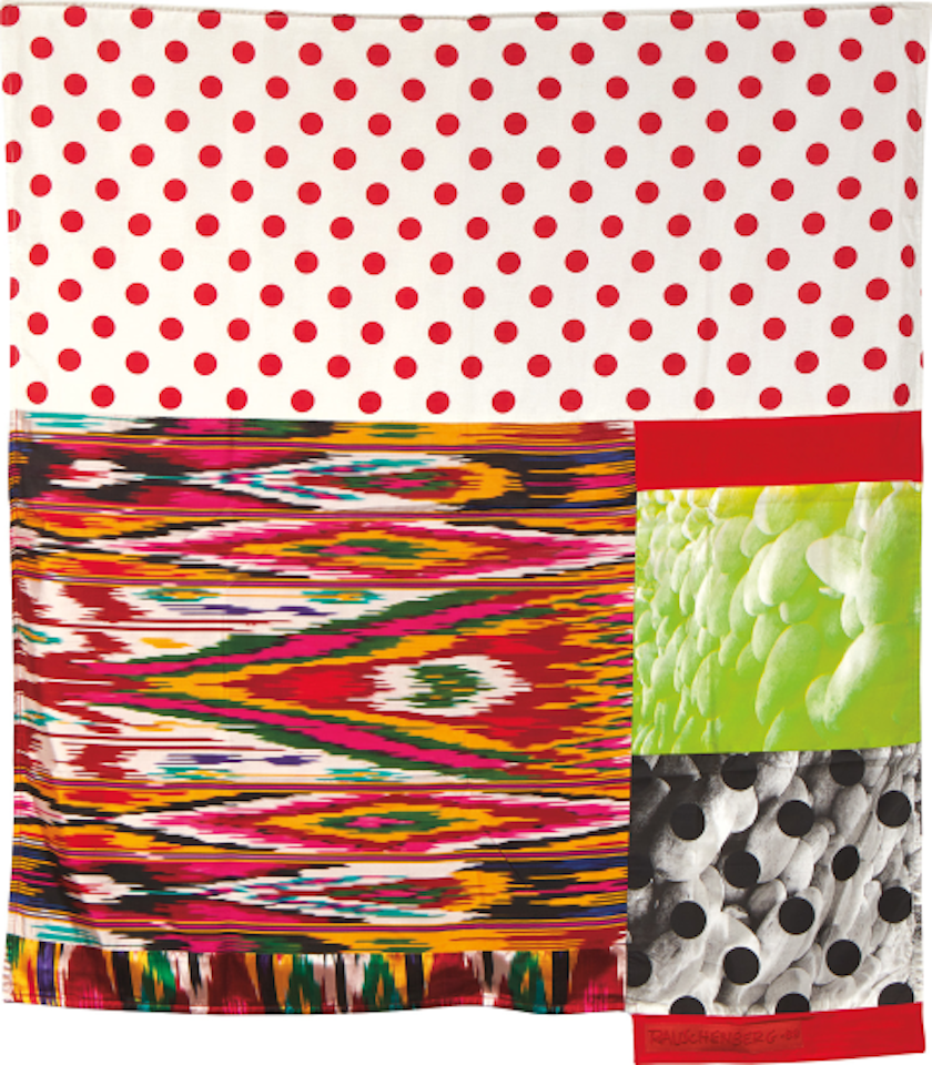 Samarkand Stitches #VII, from Samarkand Stitches by Robert Rauschenberg