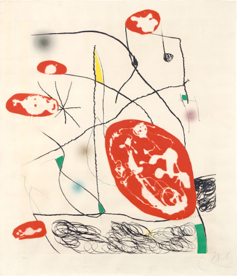 El Pi de Formentor (The Pine of Formentor): plate 6 by Joan Miró