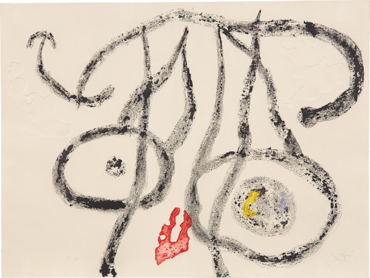 Le Porteur d'eau II (The Water Carrier II) by Joan Miró