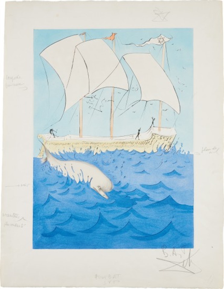 Zebulun, for The Twelve Tribes of Israel by Salvador Dali