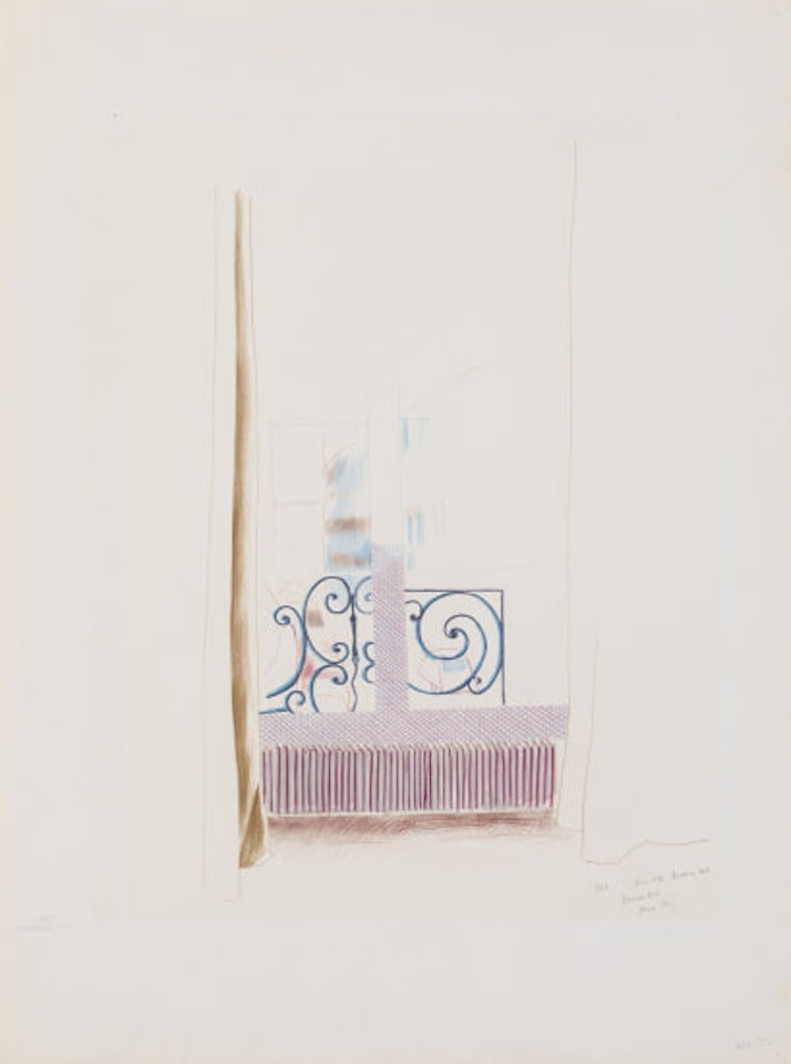 Rue des Beaux-Arts by David Hockney