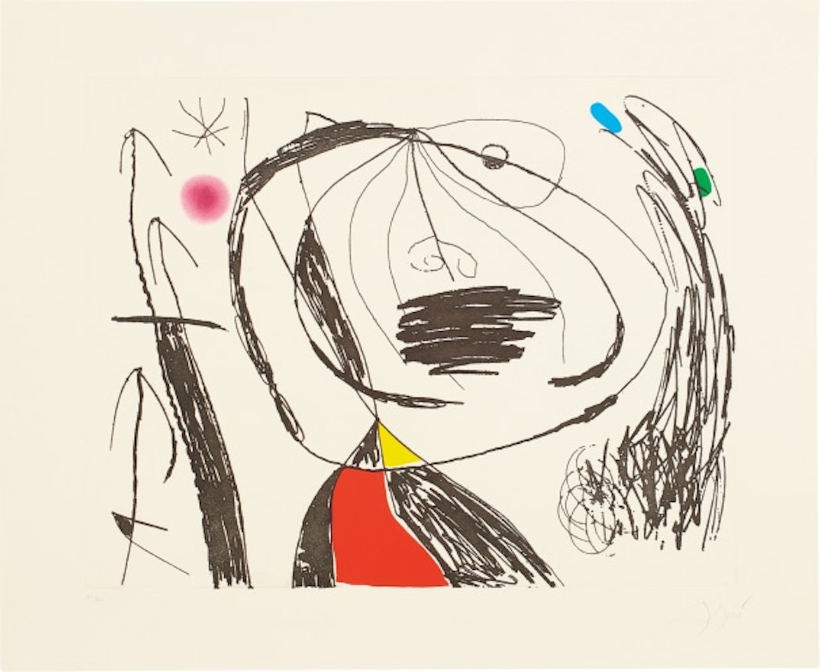 Série Mallorca (Mallorca Series): plate 5 by Joan Miró
