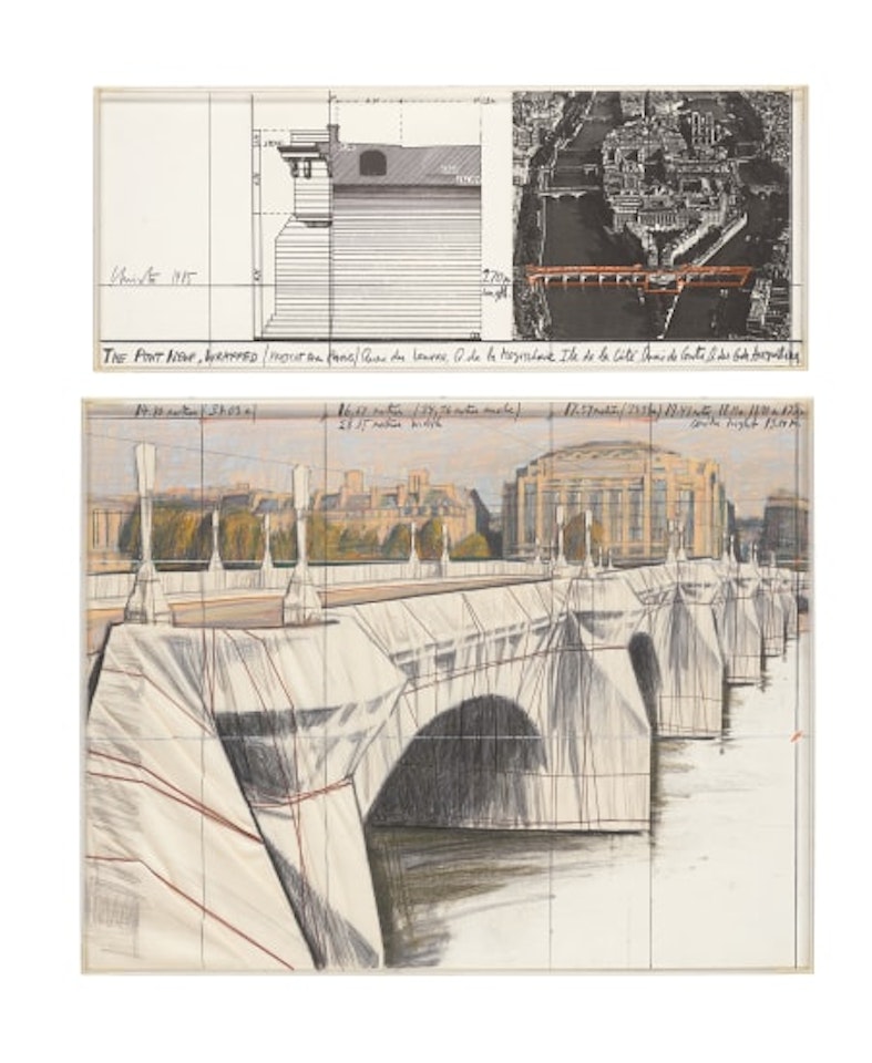 The Pont Neuf, Wrapped (Project for Paris) by Christo
