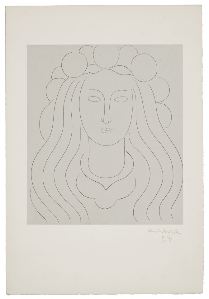 'Fée au Chapeau du clarté'' Souvenir du 'Mallarmé' by Henri Matisse