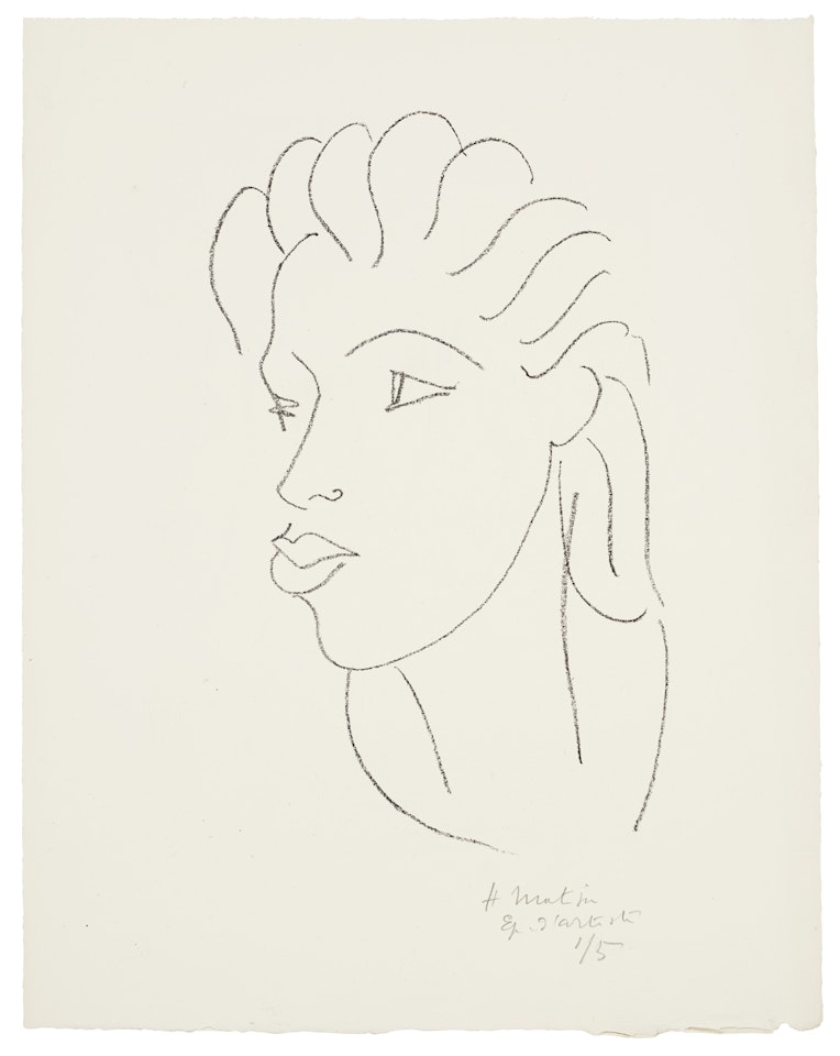 Chinoise aux Cheveux striés by Henri Matisse