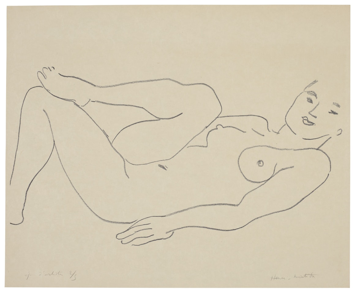 Nu, jambes repliées-Etude de jambes by Henri Matisse