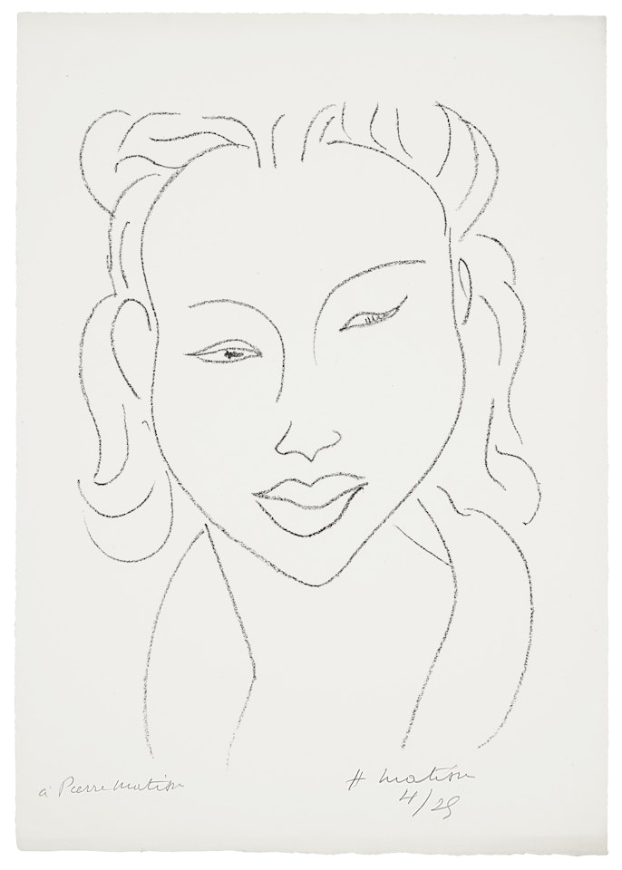 Chinoise au visage de face by Henri Matisse