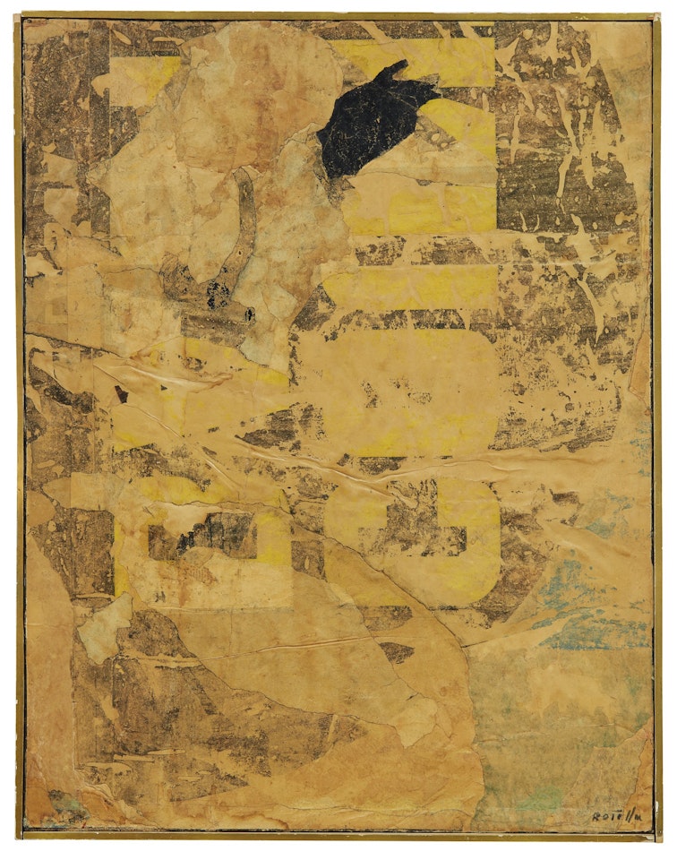 COLLAGE NO. 5 by Mimmo Rotella