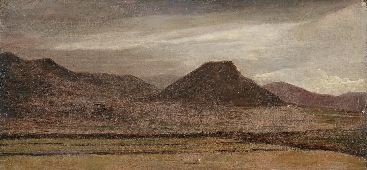 Pascolo in montagna by Giuseppe de Nittis