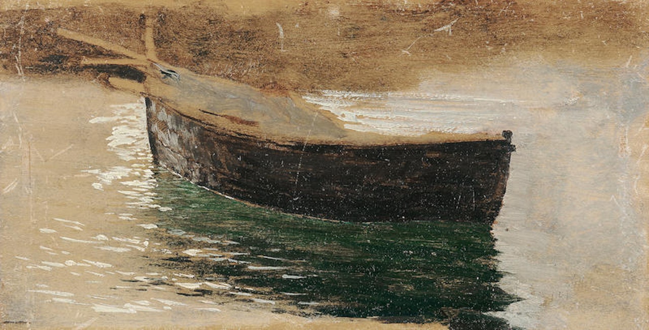 La barca by Giuseppe de Nittis