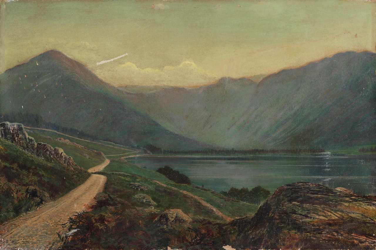 A View of Buttermere by John Atkinson Grimshaw