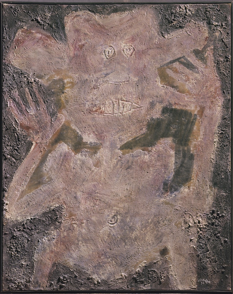 L'effrayé by Jean Dubuffet