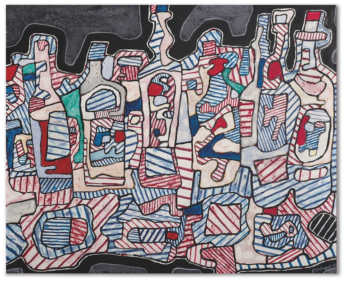 Le Bar by Jean Dubuffet