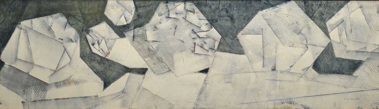 Enseigne pour une école des cristaux by Max Ernst