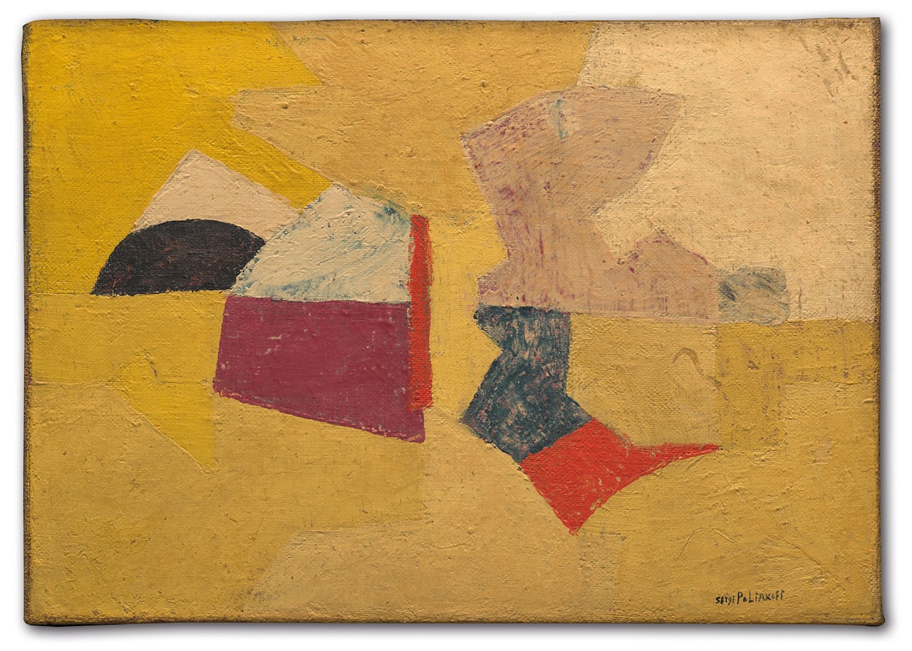 Toile jaune majeure by Serge Poliakoff