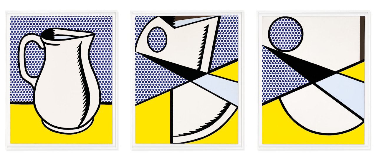 Pitcher Triptych by Roy Lichtenstein