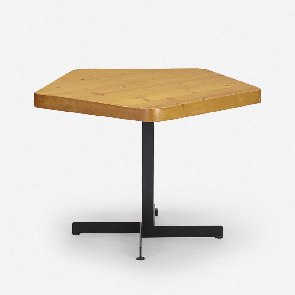 cafe table from Les Arcs, Savoie by Charlotte Perriand