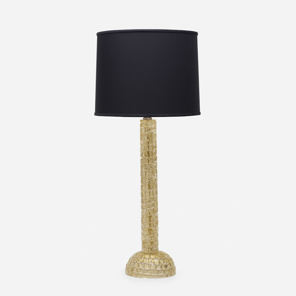 A Lenti table lamp by Ercole Barovier