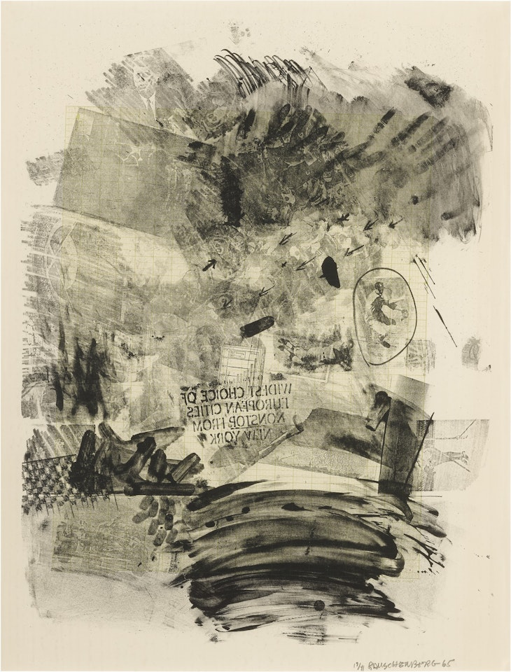 LAWN (F. 31) by Robert Rauschenberg