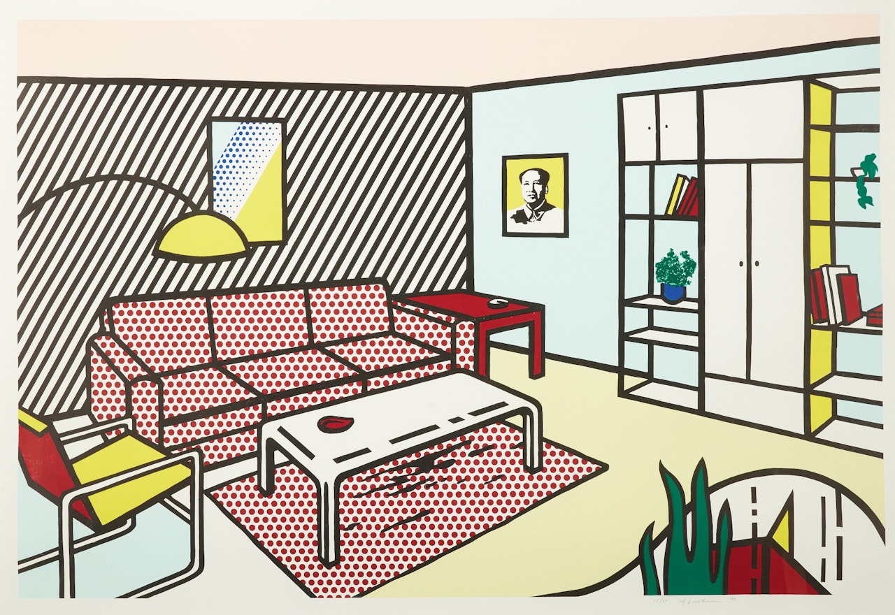 MODERN ROOM (C. 252) by Roy Lichtenstein