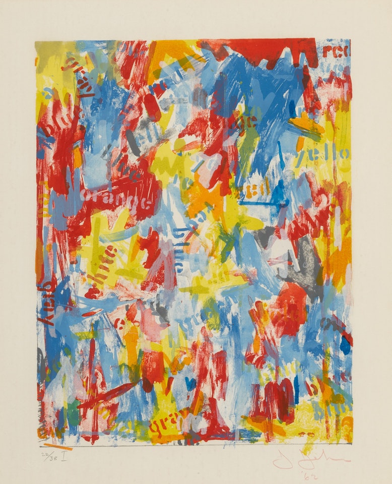 FALSE START I (ULAE 9) by Jasper Johns