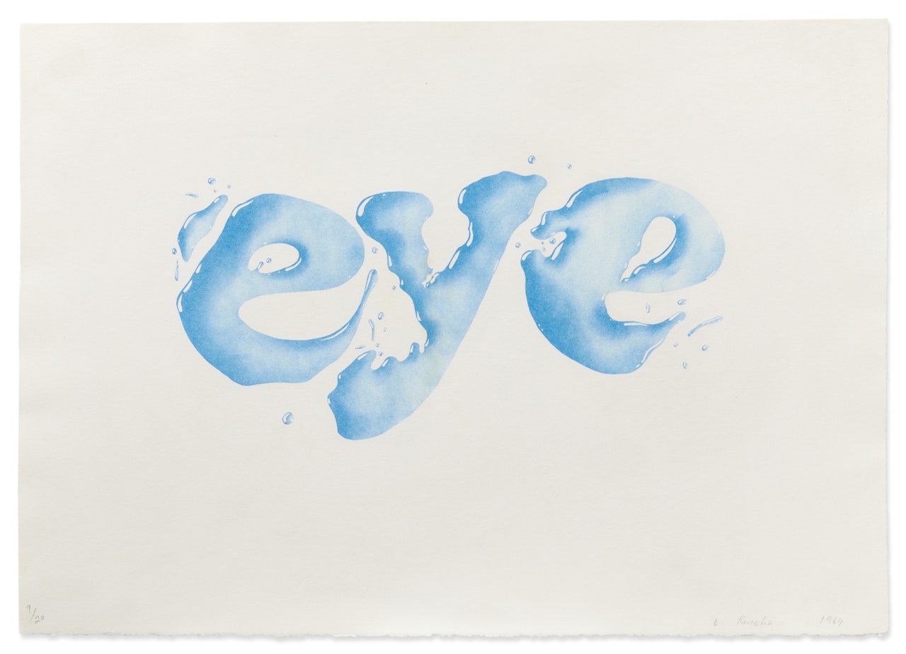 EYE (ENGBERG 12) by Ed Ruscha