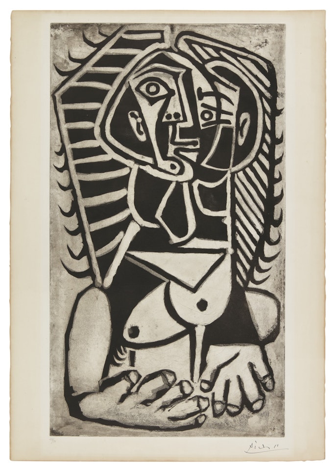 L'ÉGYPTIENNE (B. 736; BA. 906) by Pablo Picasso