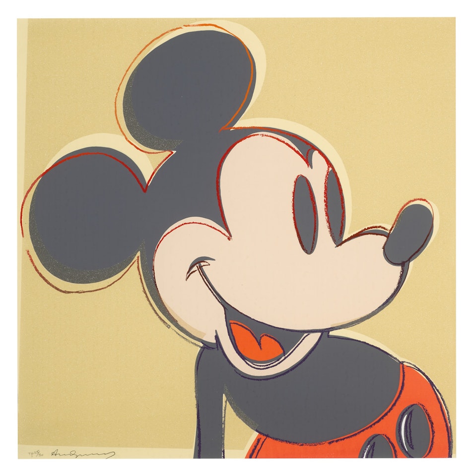 MICKEY MOUSE (SEE F. & S. IIB.265) by Andy Warhol