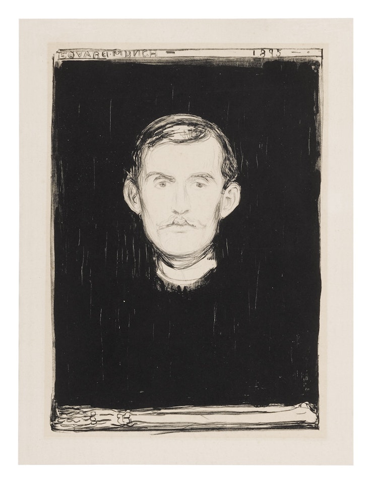 SELF-PORTRAIT (SCH. 31; W. 37) by Edvard Munch