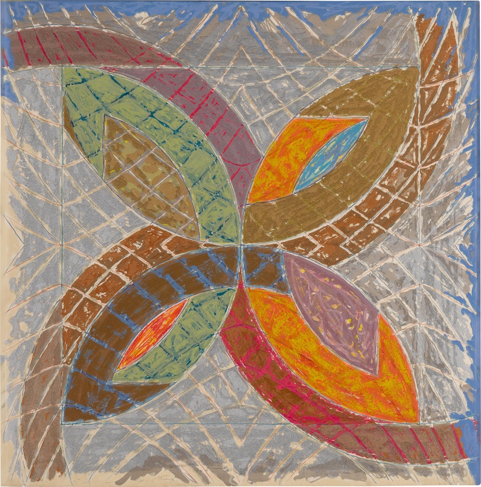 POLAR CO-ORDINATES VARIANT IA (SEE A. 119) by Frank Stella