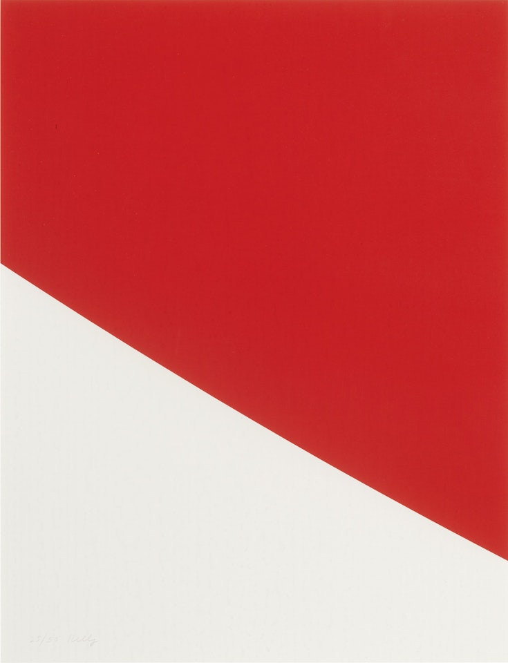 RED CURVE (A. 279) by Ellsworth Kelly