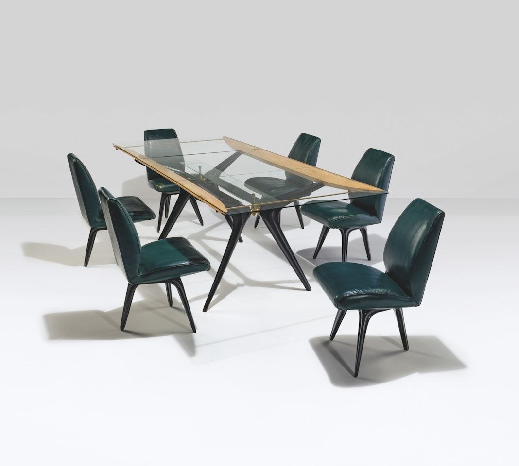 Unique and Important Dining Suite, Designed For Ada and Cesare Minola by Carlo Mollino