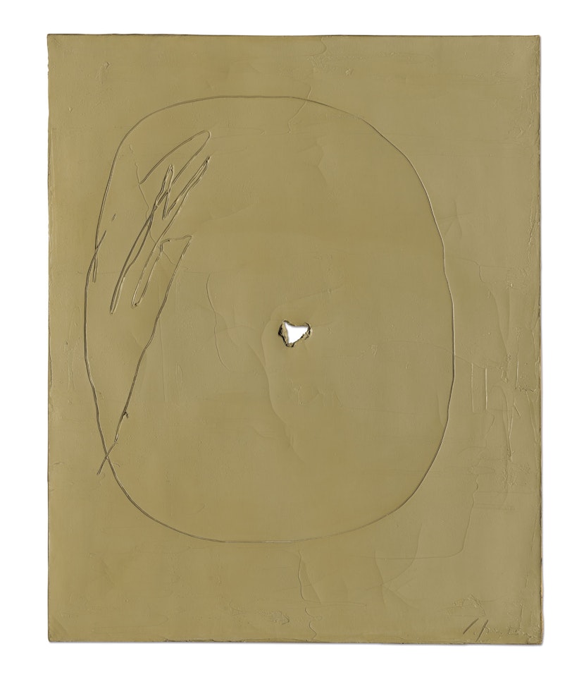 Concetto spaziale by Lucio Fontana