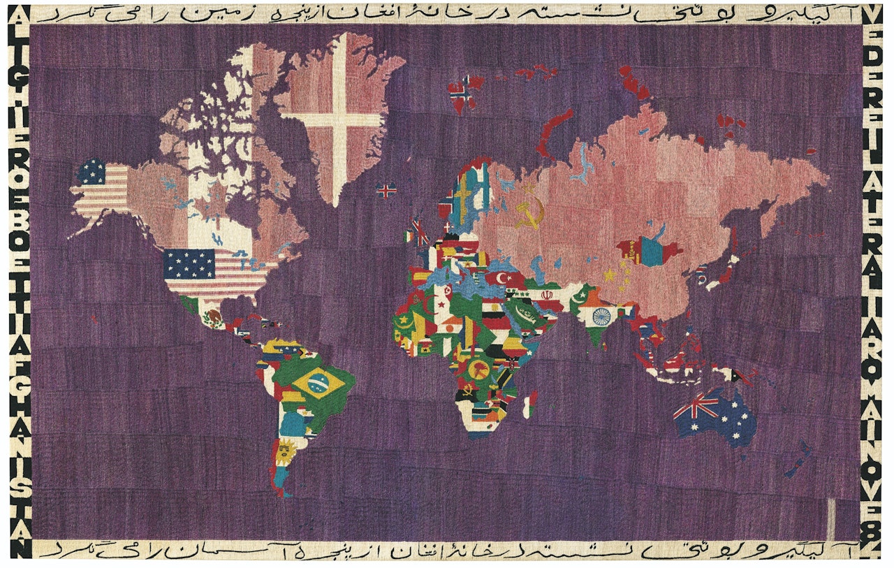 Mappa (Map) by Alighiero Boetti