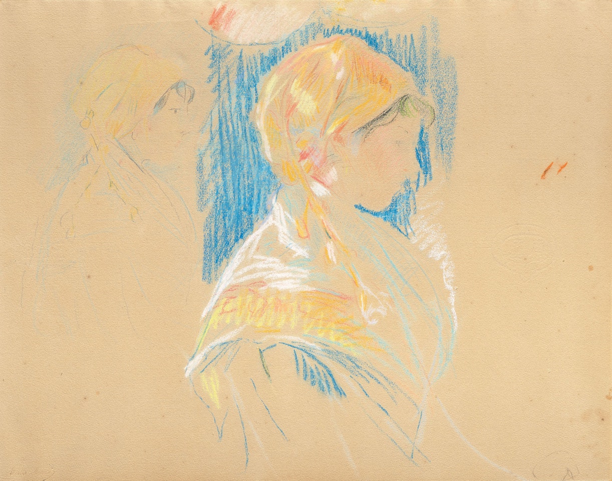 Niçoise en costume local by Berthe Morisot