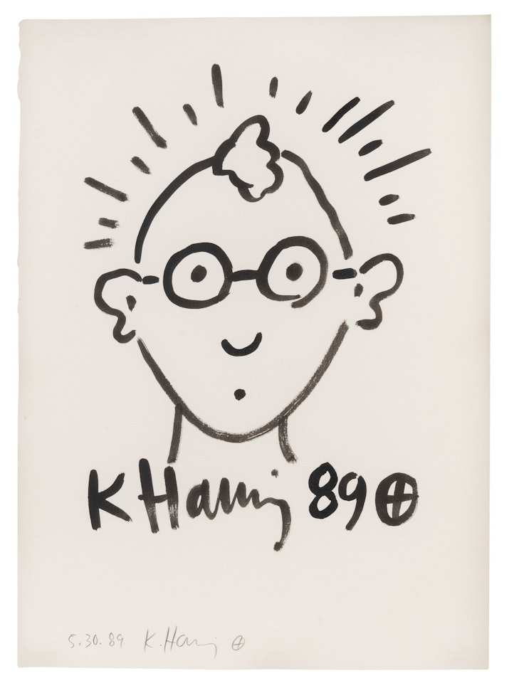 Self-Portrait by Keith Haring