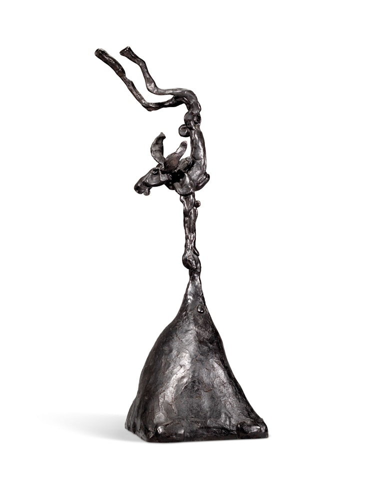 Acrobat on Pyramid by Barry Flanagan