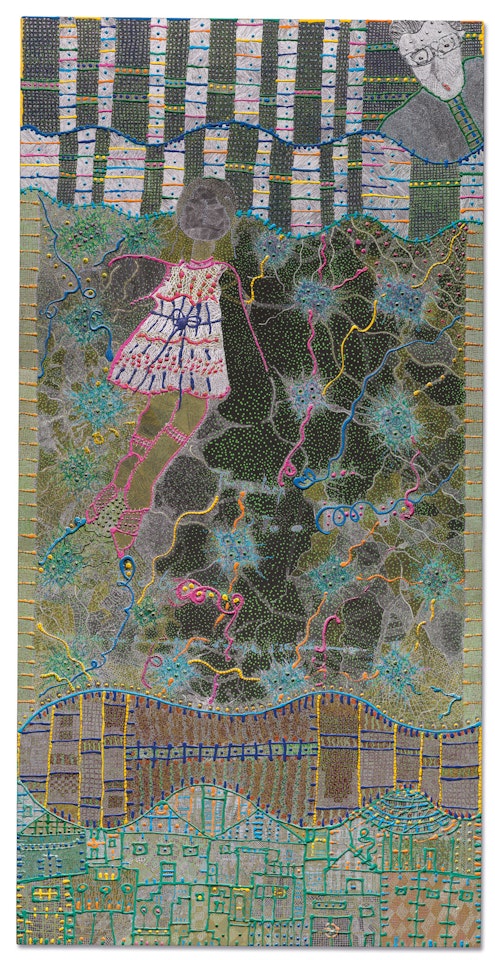 Girl Skipping Rope by Huguette Caland