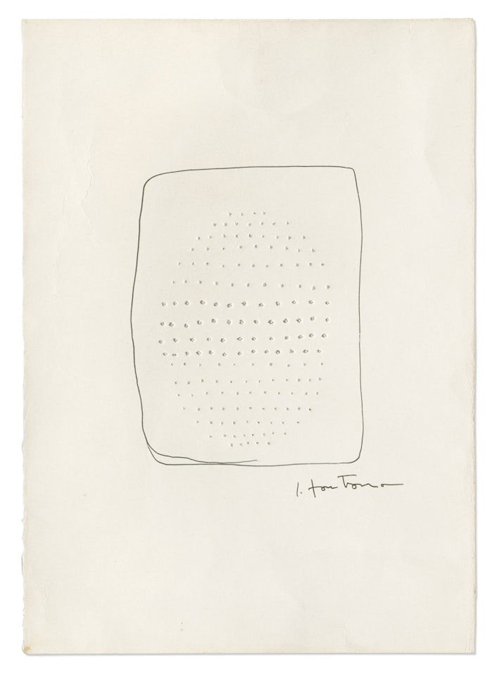 Concetto spaziale by Lucio Fontana