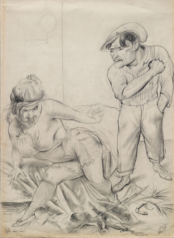 Vohse und Louis, Fohse und Lui by Otto Dix